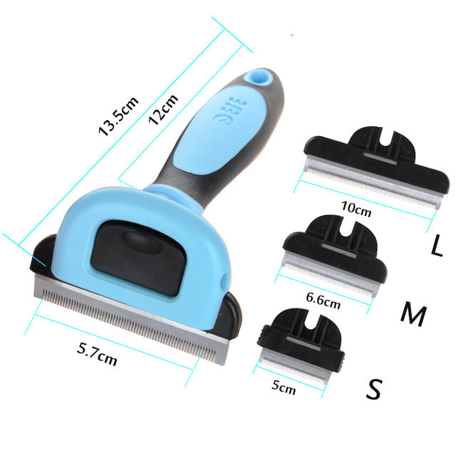 JMT-817226 Pet Hair Removal Comb for Dogs and Cats – Reduces Shedding by 90%