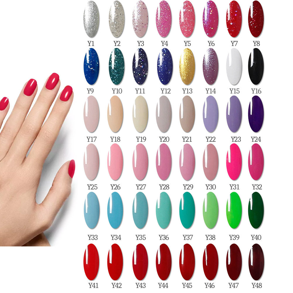 JMT-817290 80W Nail Phototherapy Lamp Set with Gel Nail Polish in 20 Colors and Base/Top Coat