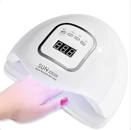 JMT-817290 80W Nail Phototherapy Lamp Set with Gel Nail Polish in 20 Colors and Base/Top Coat