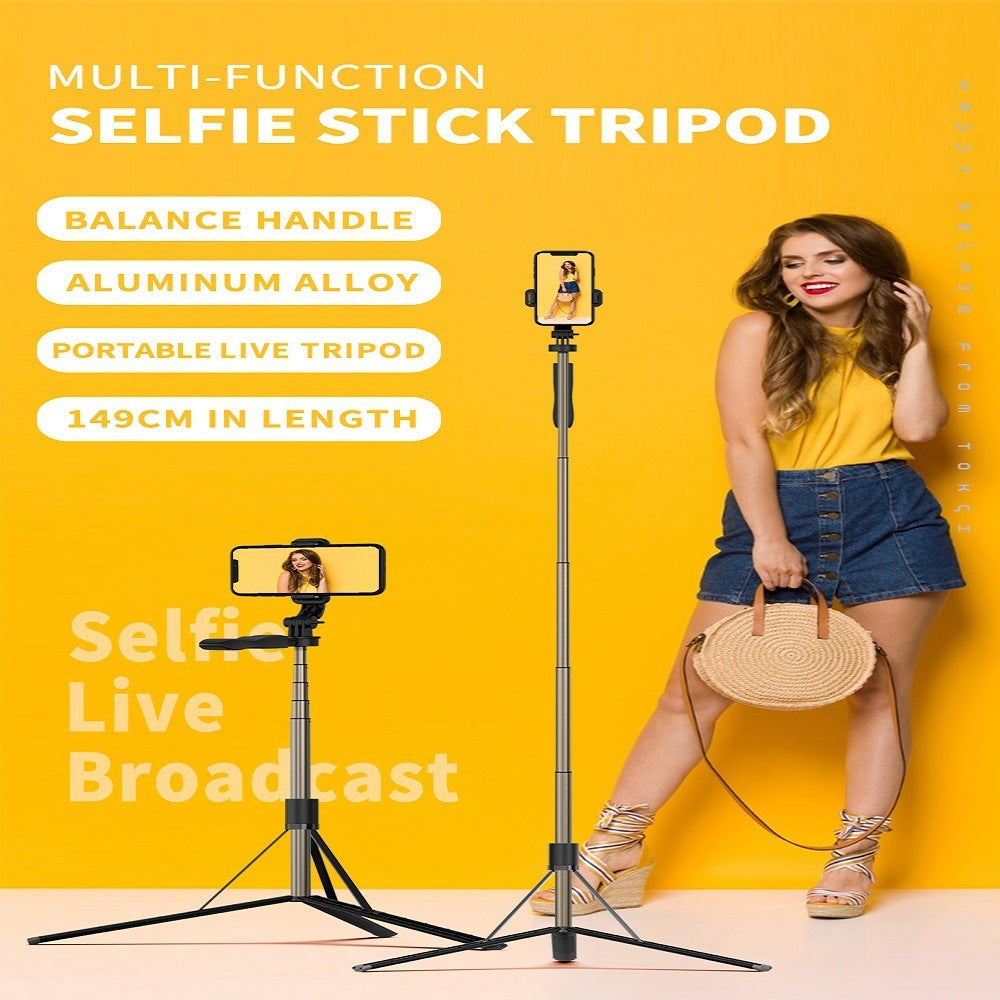 JMT-817994 Bluetooth Wireless Selfie Stick Tripod Monopod for iPhone - Foldable & Adjustable