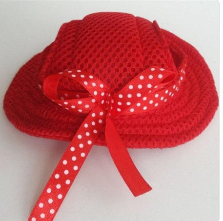 JMT-818058 Casual Oxford Dog Costume Hat - Stylish Baseball Sun Hat for Small to Medium Pets