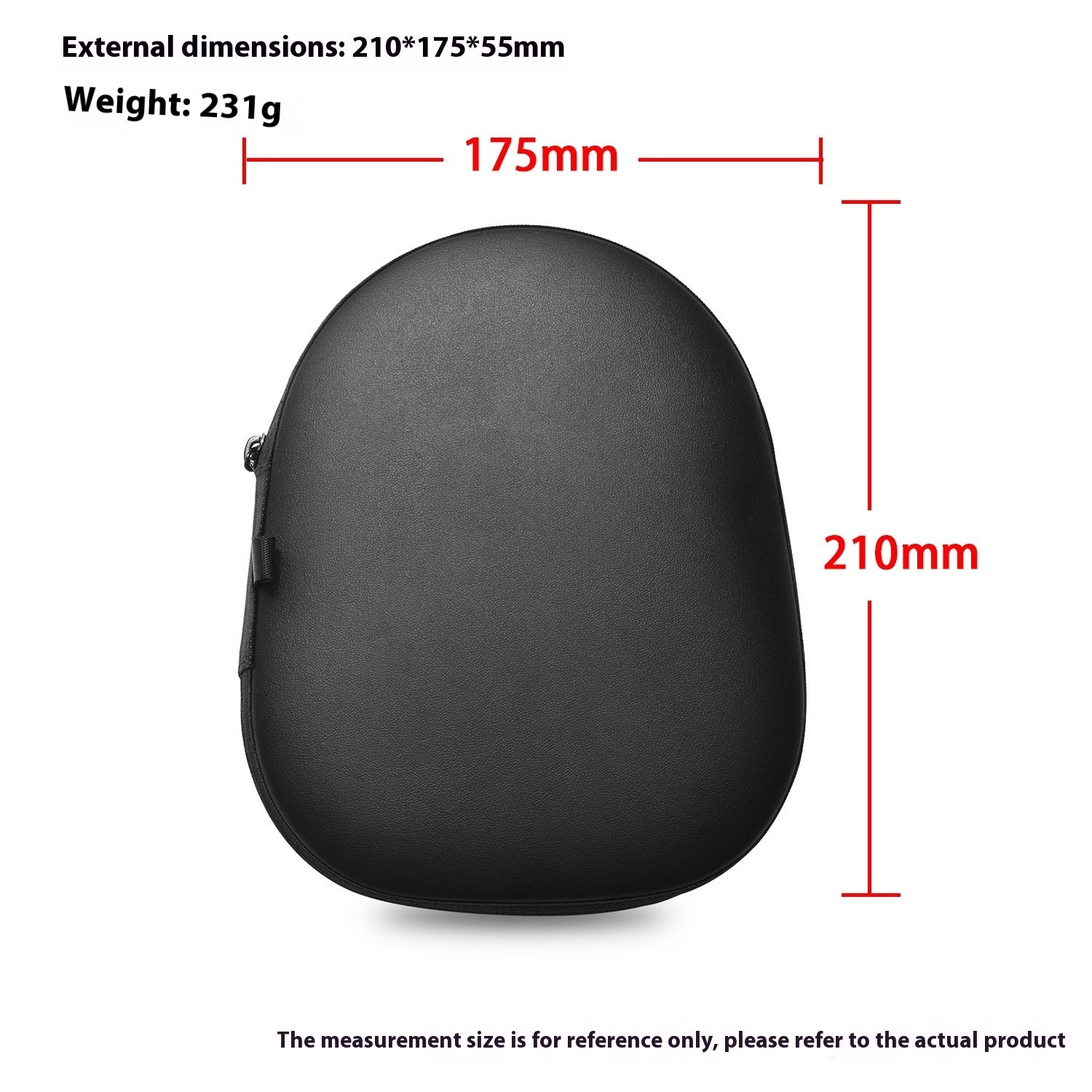 JMT-818122 NC700 Bluetooth Headset Protective Storage Bag - Black, Compatible with Noise Reduction Headset 700
