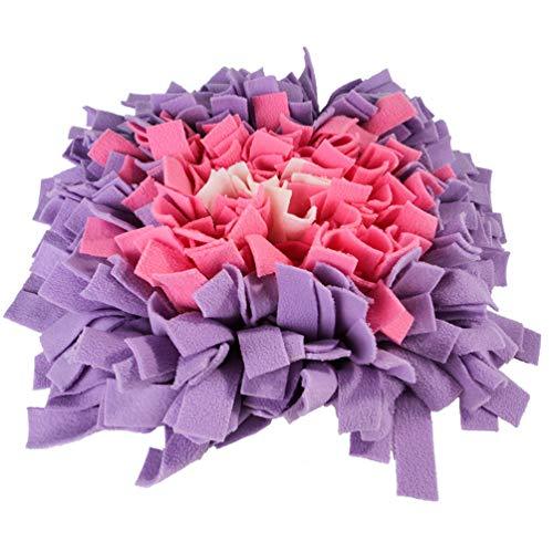 JMT-818122 Slow Food Puzzle Training Mat for Dogs - Interactive Foraging Blanket, 35x45cm