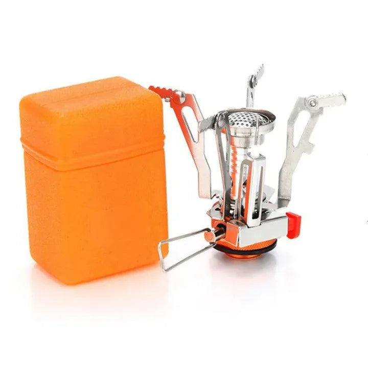 JMT-818186 Compact Portable Gas Stove for Camping and Hiking with Storage Box