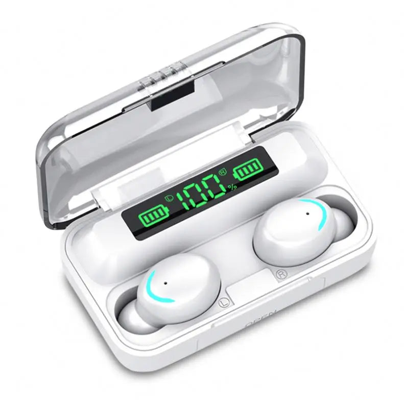 JMT-818314 F9 True Wireless Stereo Earbuds with Waterproof Design and LED Indicator - Sports In-ear Headphones