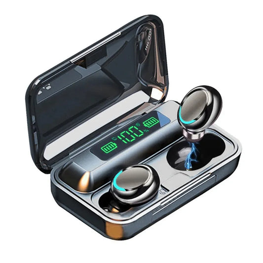 JMT-818314 F9 True Wireless Stereo Earbuds with Waterproof Design and LED Indicator - Sports In-ear Headphones