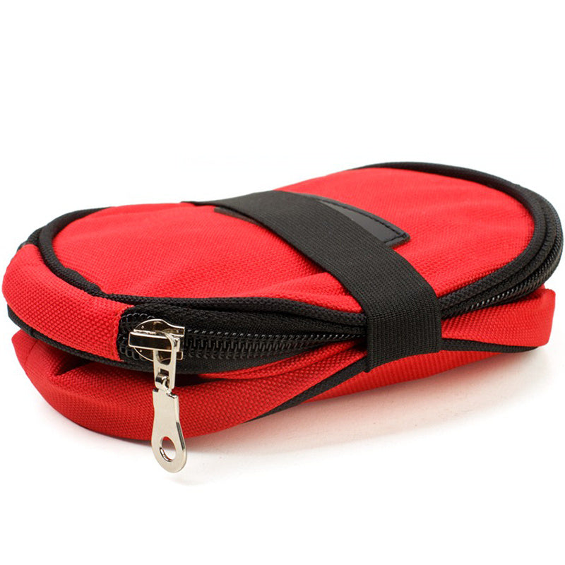 JMT-818314 Portable Folding Double Pet Bowl - Waterproof Oxford Cloth, Travel-Friendly Design, Compact Storage