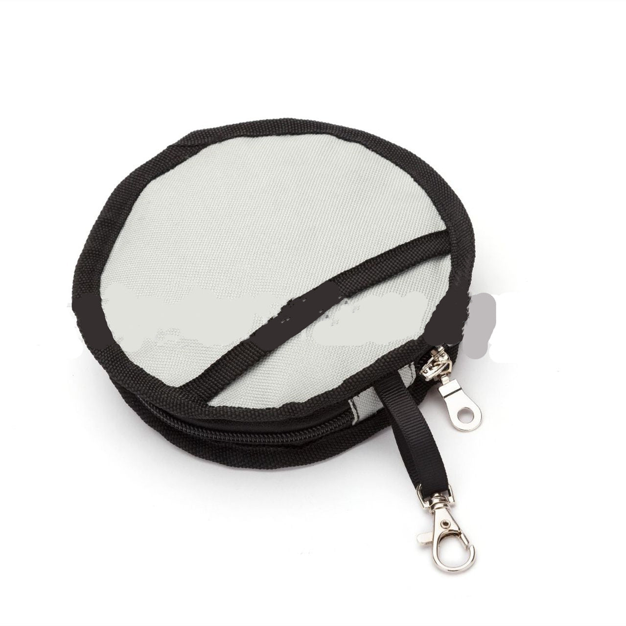 JMT-818314 Portable Folding Double Pet Bowl - Waterproof Oxford Cloth, Travel-Friendly Design, Compact Storage