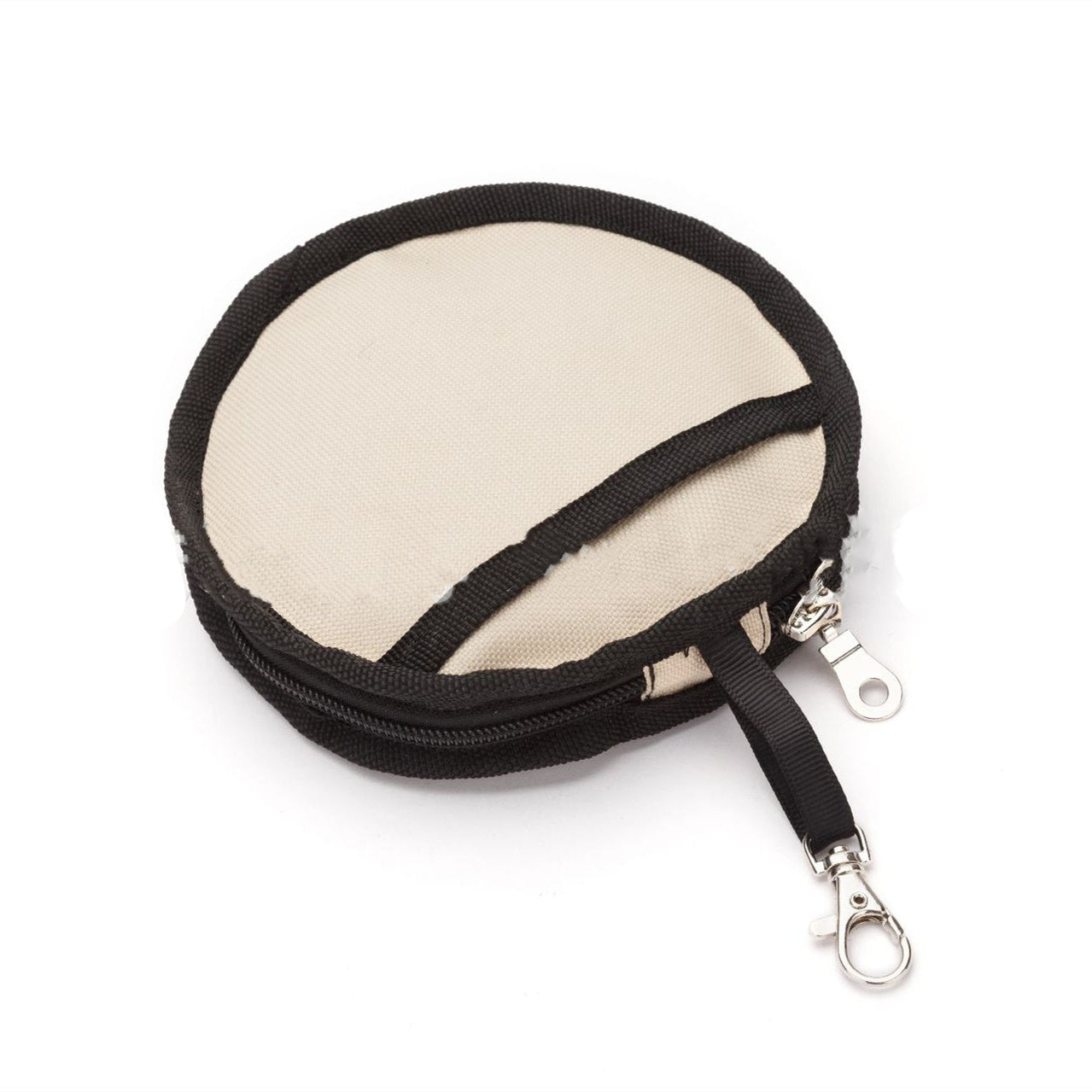 JMT-818314 Portable Folding Double Pet Bowl - Waterproof Oxford Cloth, Travel-Friendly Design, Compact Storage