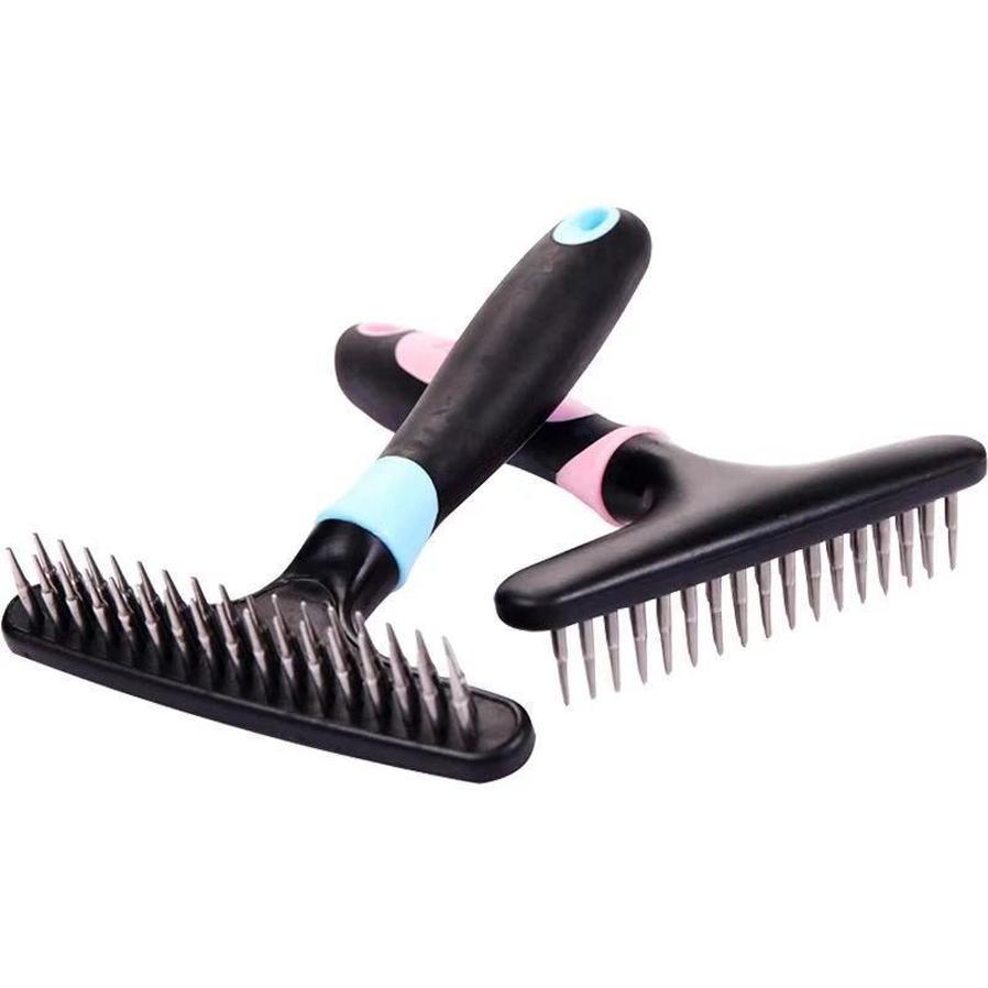 JMT-818378 Stainless Steel Pet Hair Removal Comb for Effective Dog Grooming