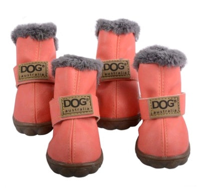 JMT-818762 Warm Waterproof Dog Snow Boots for Autumn and Winter - Non-Slip, Wear-Resistant Design in Multiple Colors