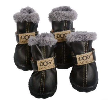 JMT-818762 Warm Waterproof Dog Snow Boots for Autumn and Winter - Non-Slip, Wear-Resistant Design in Multiple Colors