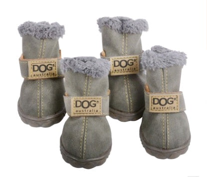 JMT-818762 Warm Waterproof Dog Snow Boots for Autumn and Winter - Non-Slip, Wear-Resistant Design in Multiple Colors