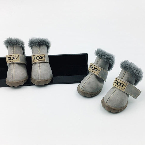 JMT-818762 Warm Waterproof Dog Snow Boots for Autumn and Winter - Non-Slip, Wear-Resistant Design in Multiple Colors