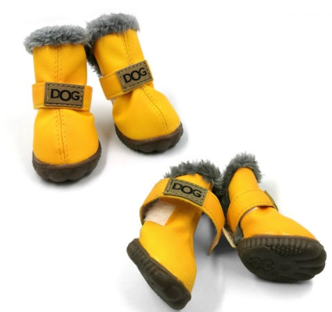 JMT-818762 Warm Waterproof Dog Snow Boots for Autumn and Winter - Non-Slip, Wear-Resistant Design in Multiple Colors