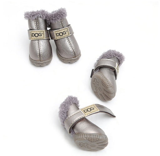 JMT-818762 Warm Waterproof Dog Snow Boots for Autumn and Winter - Non-Slip, Wear-Resistant Design in Multiple Colors