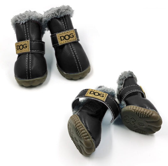 JMT-818762 Warm Waterproof Dog Snow Boots for Autumn and Winter - Non-Slip, Wear-Resistant Design in Multiple Colors