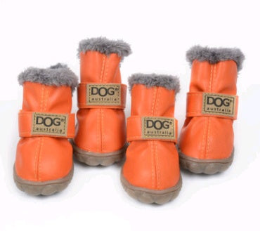 JMT-818762 Warm Waterproof Dog Snow Boots for Autumn and Winter - Non-Slip, Wear-Resistant Design in Multiple Colors