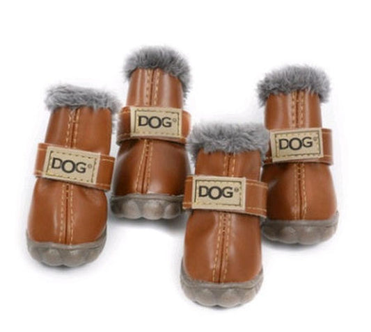 JMT-818762 Warm Waterproof Dog Snow Boots for Autumn and Winter - Non-Slip, Wear-Resistant Design in Multiple Colors