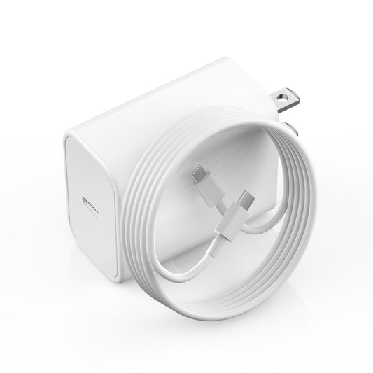 JMT-818826 Type-C Android Charger with CCC and UL Certification - White