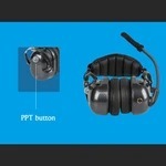 JMT-818954 Aviation Headset with Noise Cancellation and Durable PU + PVC Construction