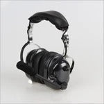 JMT-818954 Aviation Headset with Noise Cancellation and Durable PU + PVC Construction
