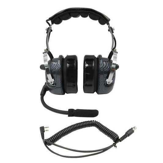 JMT-818954 Aviation Headset with Noise Cancellation and Durable PU + PVC Construction