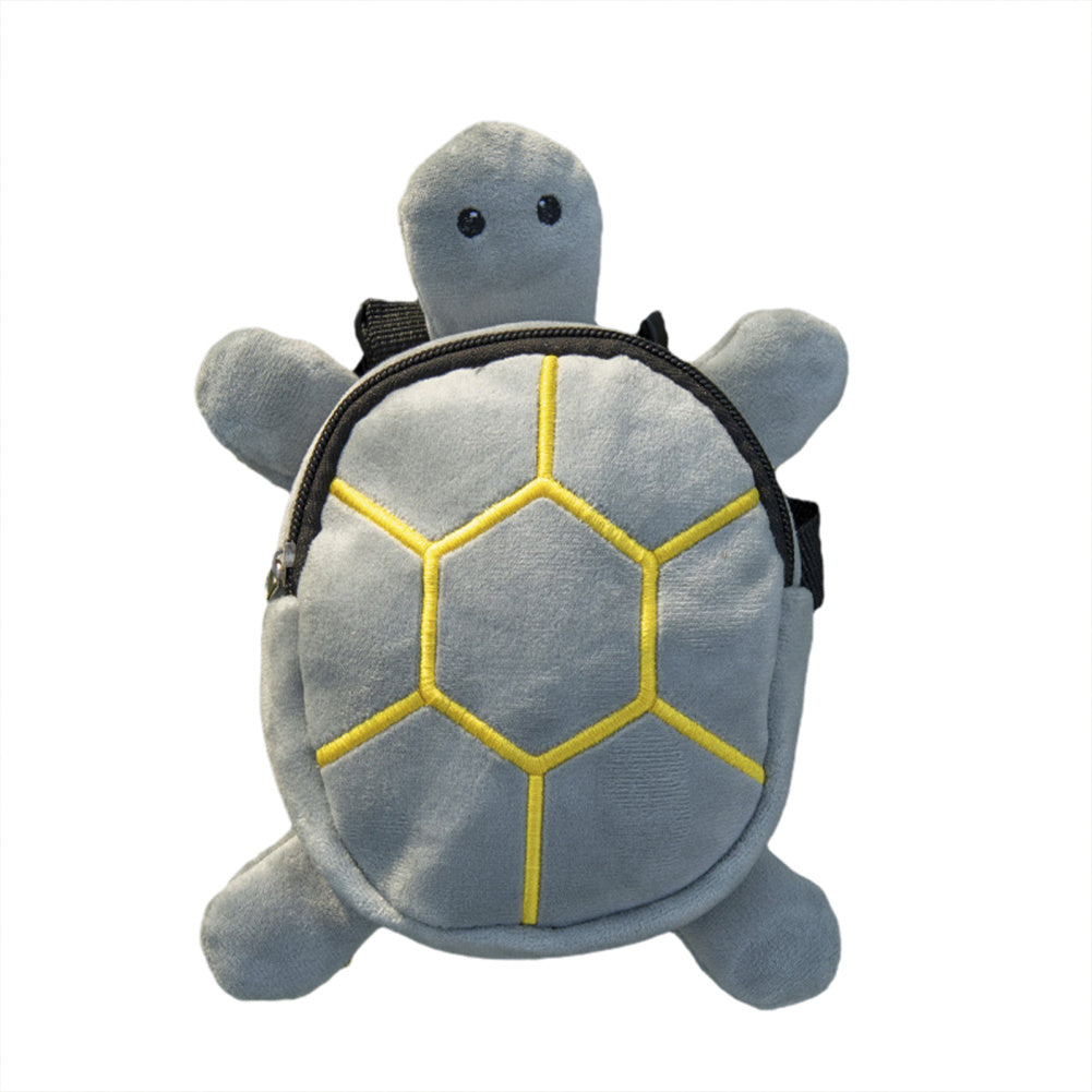 JMT-819274 Cartoon Turtle Shape Dog Backpack Harness with Metal Zipper and Large Capacity for Pets