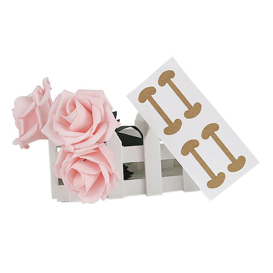 JMT-819594 Cotton Toe Stickers for Quick Pedicure and Nail Care - Skin Color, Free Size