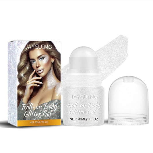 JMT-819722 Glitter Roll 30ML Eye Shadow in White | Sparkling Finish for Vibrant Looks