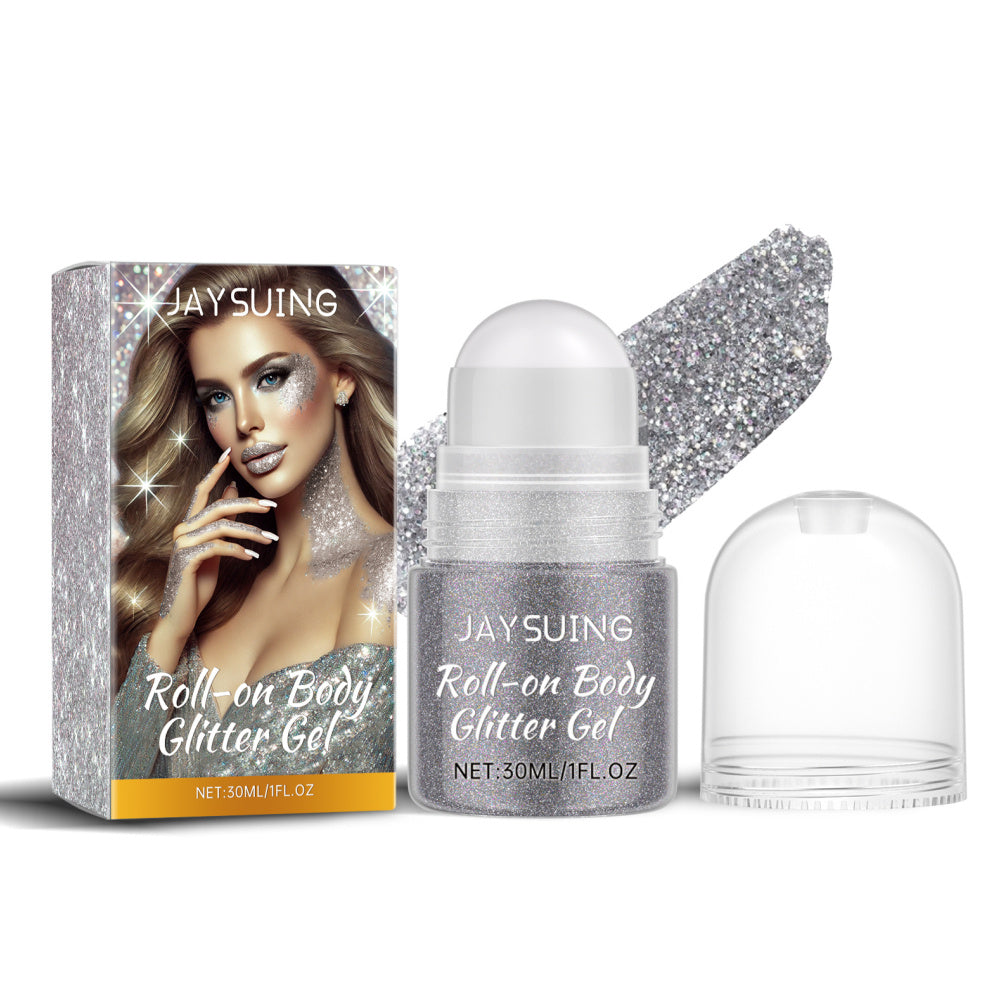 JMT-819722 Glitter Roll 30ML Eye Shadow in White | Sparkling Finish for Vibrant Looks