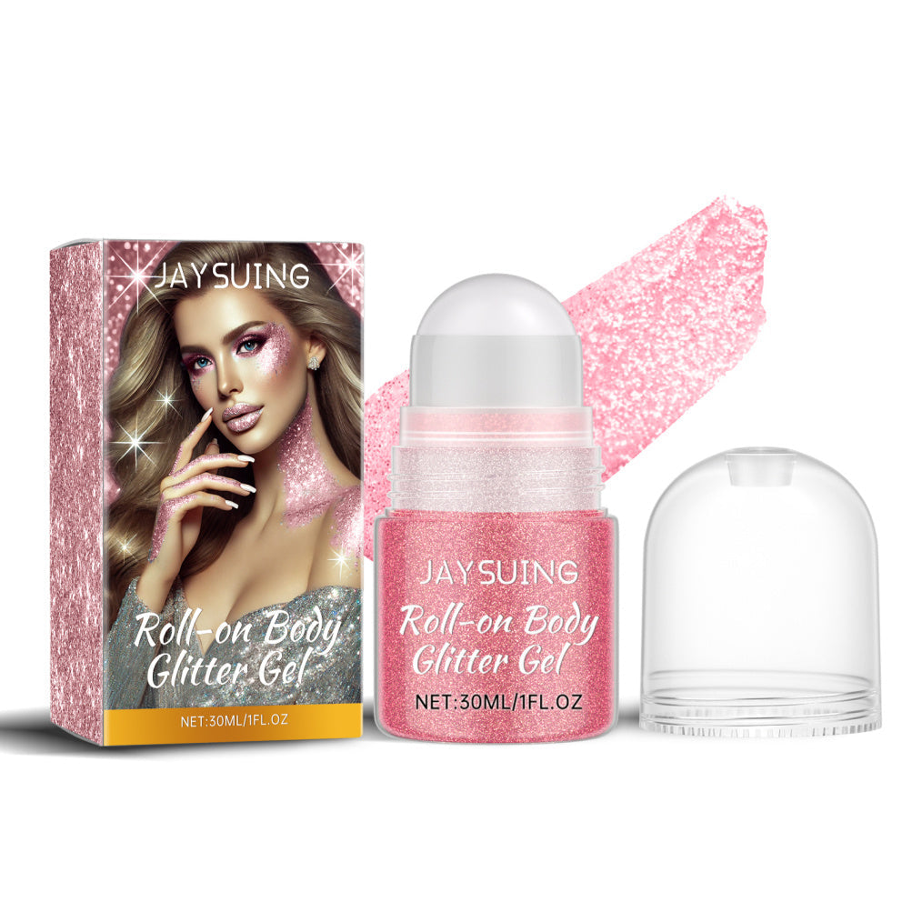 JMT-819722 Glitter Roll 30ML Eye Shadow in White | Sparkling Finish for Vibrant Looks