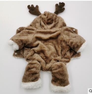 JMT-819914 Winter Double-Layer Thick Coral Fleece Coat for Dogs - Casual Style, Various Sizes Available
