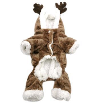 JMT-819914 Winter Double-Layer Thick Coral Fleece Coat for Dogs - Casual Style, Various Sizes Available
