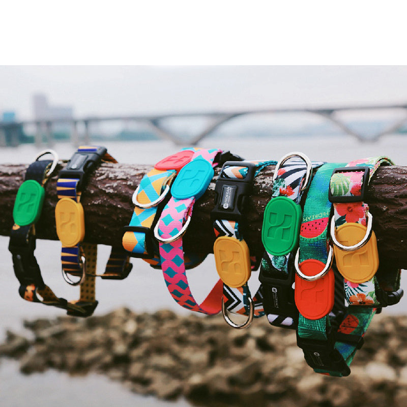 JMT-820106 Reflective Adjustable Dog Collar - Multiple Sizes Available (S, M, L) - Ideal for All Breeds