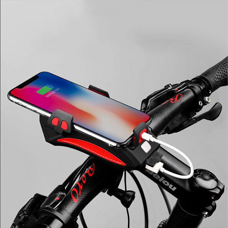 JMT-820298 Multipurpose Night Riding Power Bank with Mobile Phone Holder and Horn Lamp - 2000mAh & 4000mAh Options