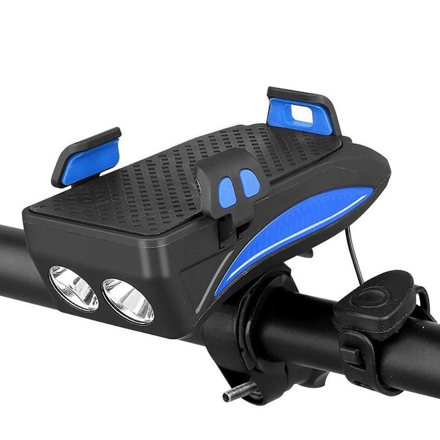 JMT-820298 Multipurpose Night Riding Power Bank with Mobile Phone Holder and Horn Lamp - 2000mAh & 4000mAh Options