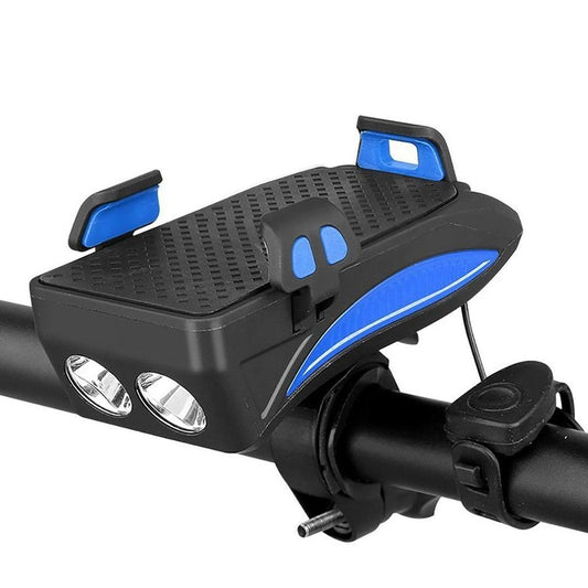 JMT-820298 Multipurpose Night Riding Power Bank with Mobile Phone Holder and Horn Lamp - 2000mAh & 4000mAh Options