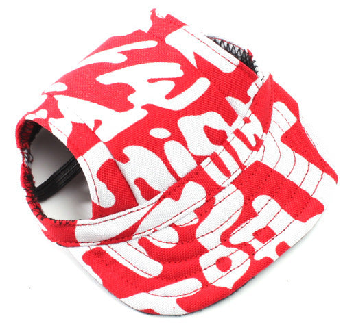 JMT-821066 Camouflage Canvas Dog Baseball Cap - Sun Protection Hat for Pets