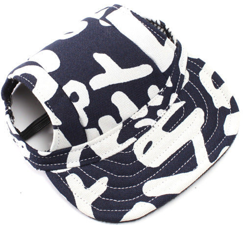 JMT-821066 Camouflage Canvas Dog Baseball Cap - Sun Protection Hat for Pets