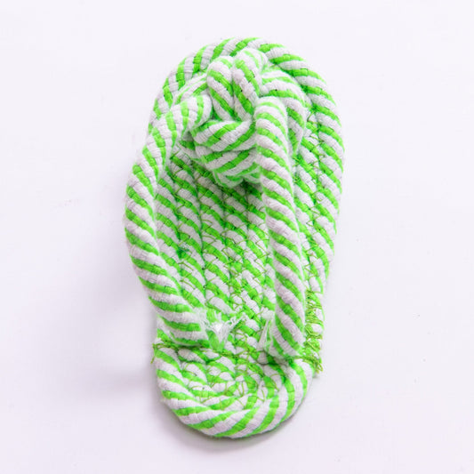 JMT-821578 Multicolor Cotton Rope Woven Pet Slippers for Small Dogs and Cats - Sizes 5.5 to 12.5