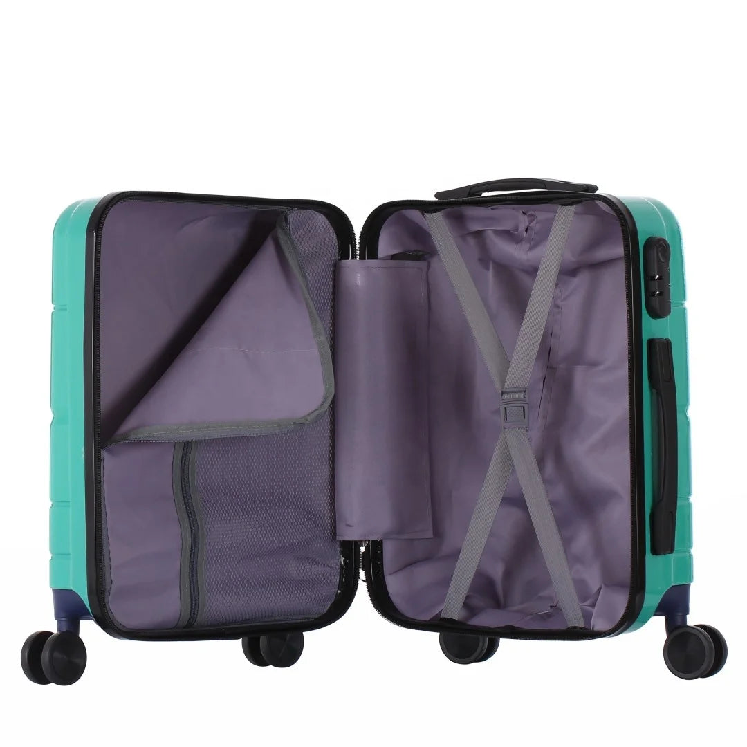JMT-821642 360-Degree Rolling Trolley Luggage Set | ABS + PC Hard Travel Bags for Easy Journeys