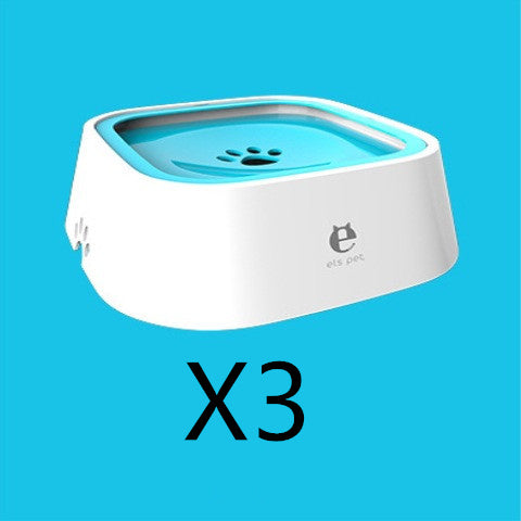 JMT-821770 Slow Water Feeder Pet Fountain - 1.5L Floating Water Bowl with Anti-Overflow Design for Cats and Dogs