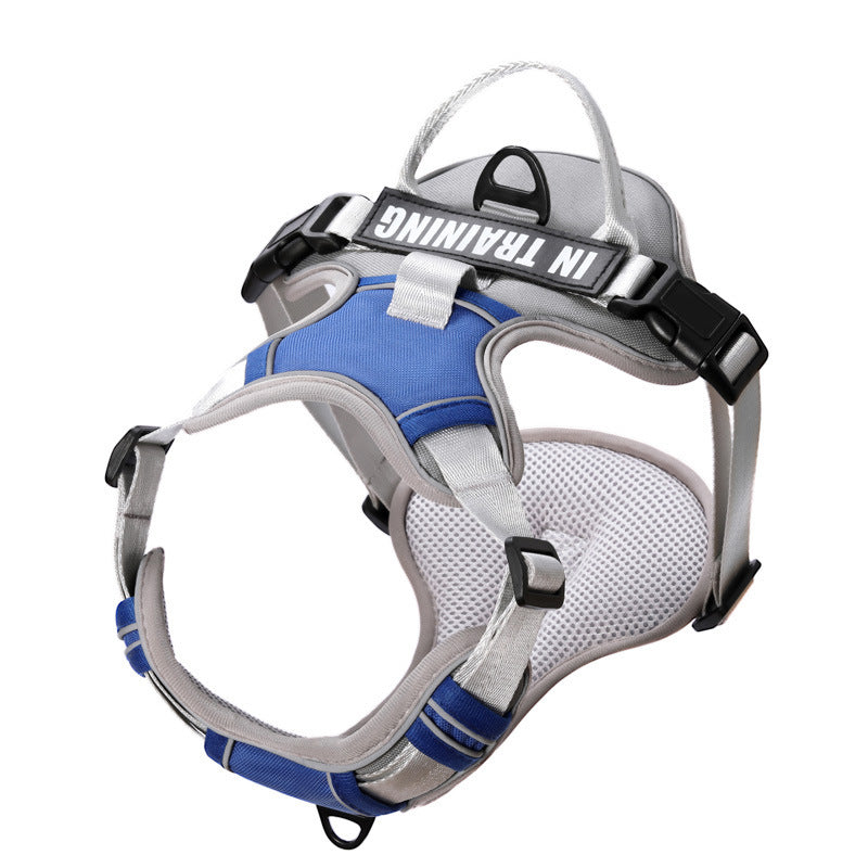 JMT-822090 Reflective Chest Harness for Small to Large Dogs - Adjustable Nylon Strap for Safe Walking