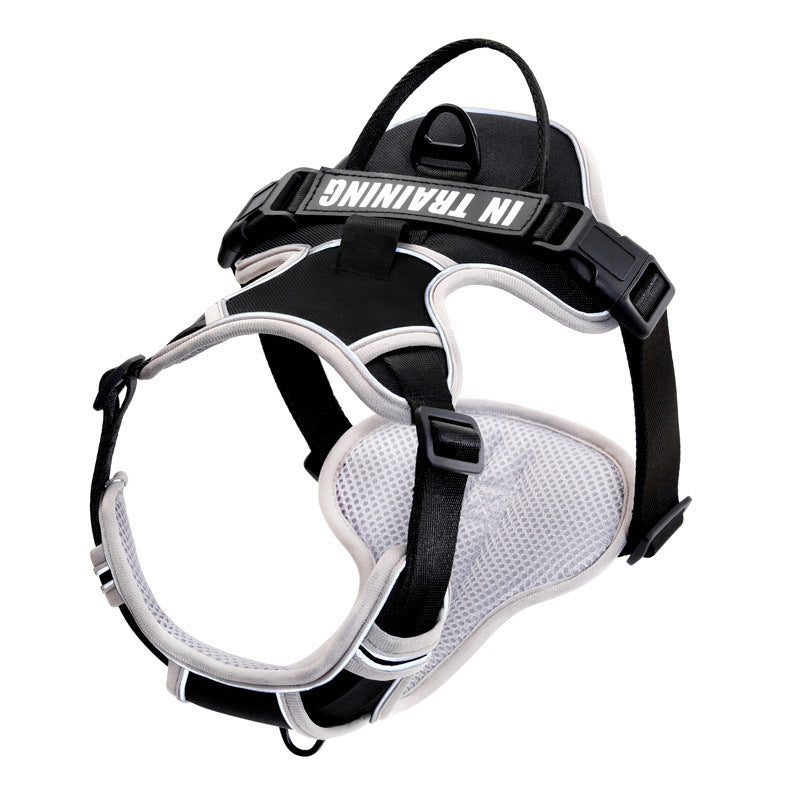 JMT-822090 Reflective Chest Harness for Small to Large Dogs - Adjustable Nylon Strap for Safe Walking
