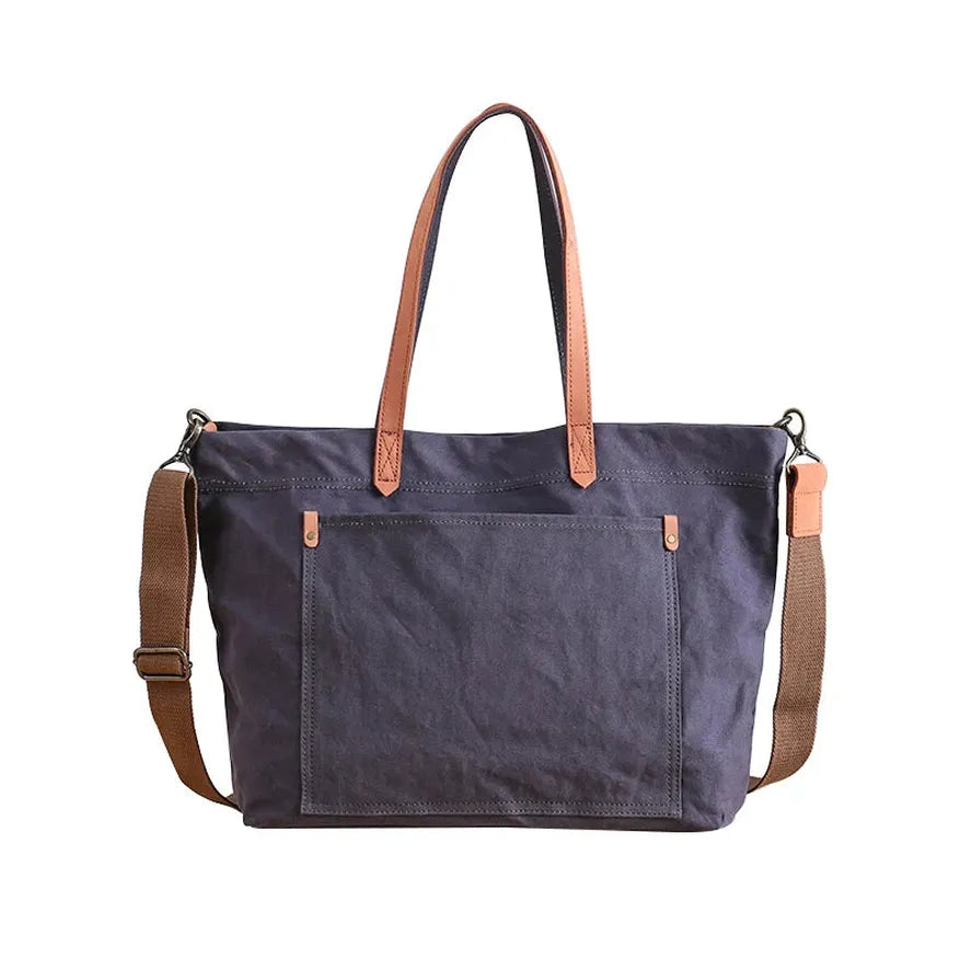 JMT-822282 Large Capacity Canvas Tote Bag for Women - Casual Shoulder Handbag