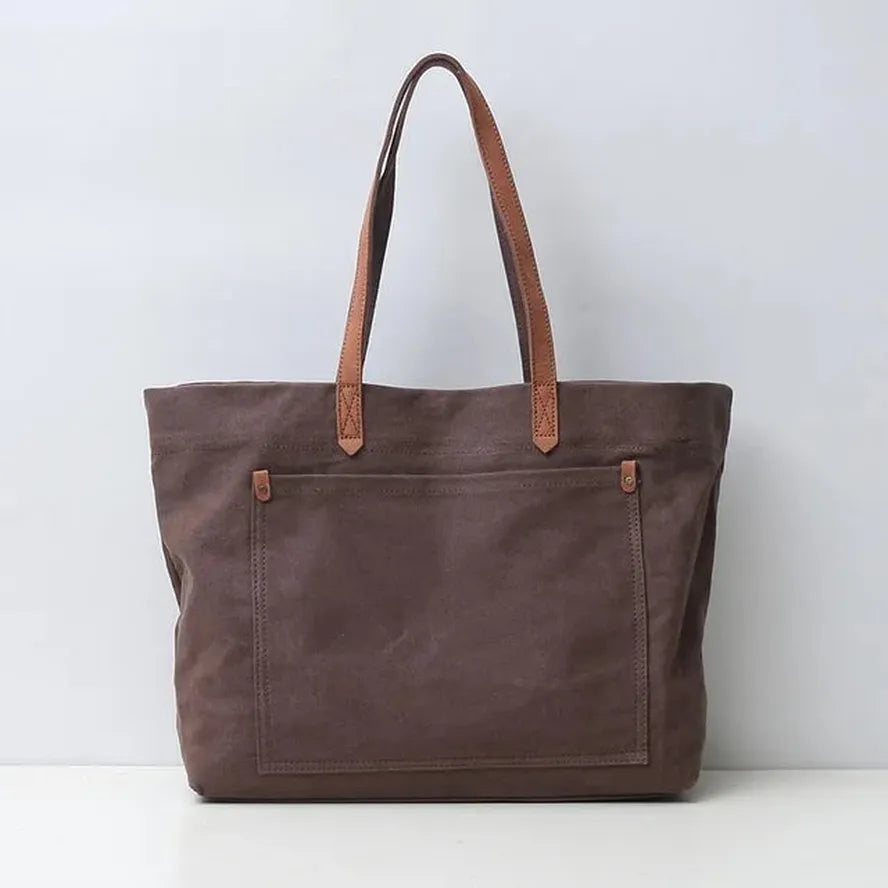 JMT-822282 Large Capacity Canvas Tote Bag for Women - Casual Shoulder Handbag