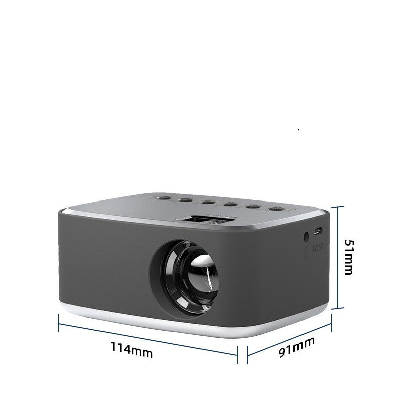 JMT-822922 New T20 Mini Home Projector with LED Technology - HD Resolution, Compact Size for Easy Portability