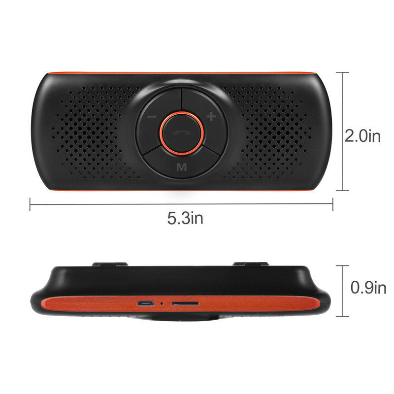 JMT-823242 Wireless Bluetooth Car Hands-Free Speaker with Subwoofer for Smartphones