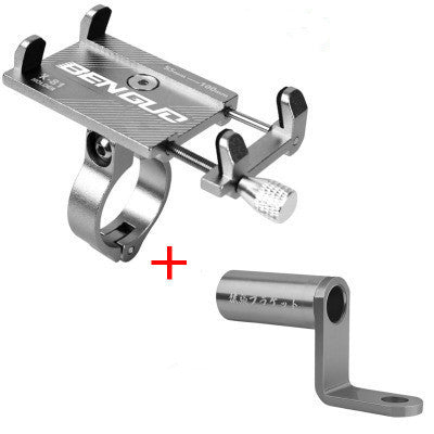 JMT-823754 Adjustable Aluminum Alloy Mobile Phone Holder for Car - Multiple Colors Available